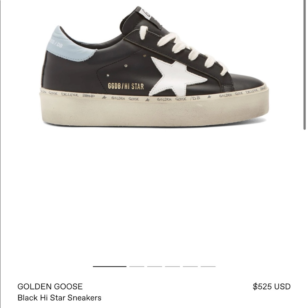 Golden Goose Black Hi Star Sneakers